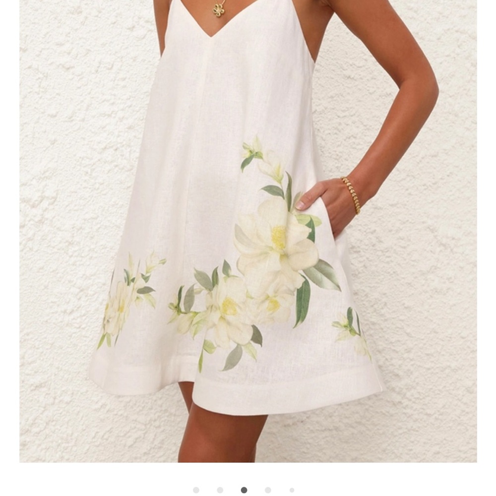 Zimmerman Ivory Swing Dress. 0